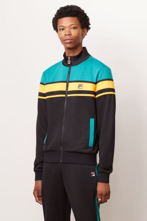 FILA Gordon Jackets Black,Mens Clothing | CA.XOISUY869